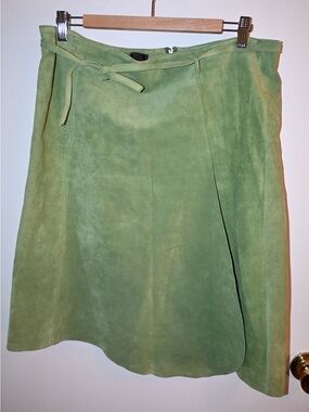 Danier leather suede skirt